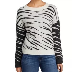 Rails Lana Mixed Abstract Tiger Sweater